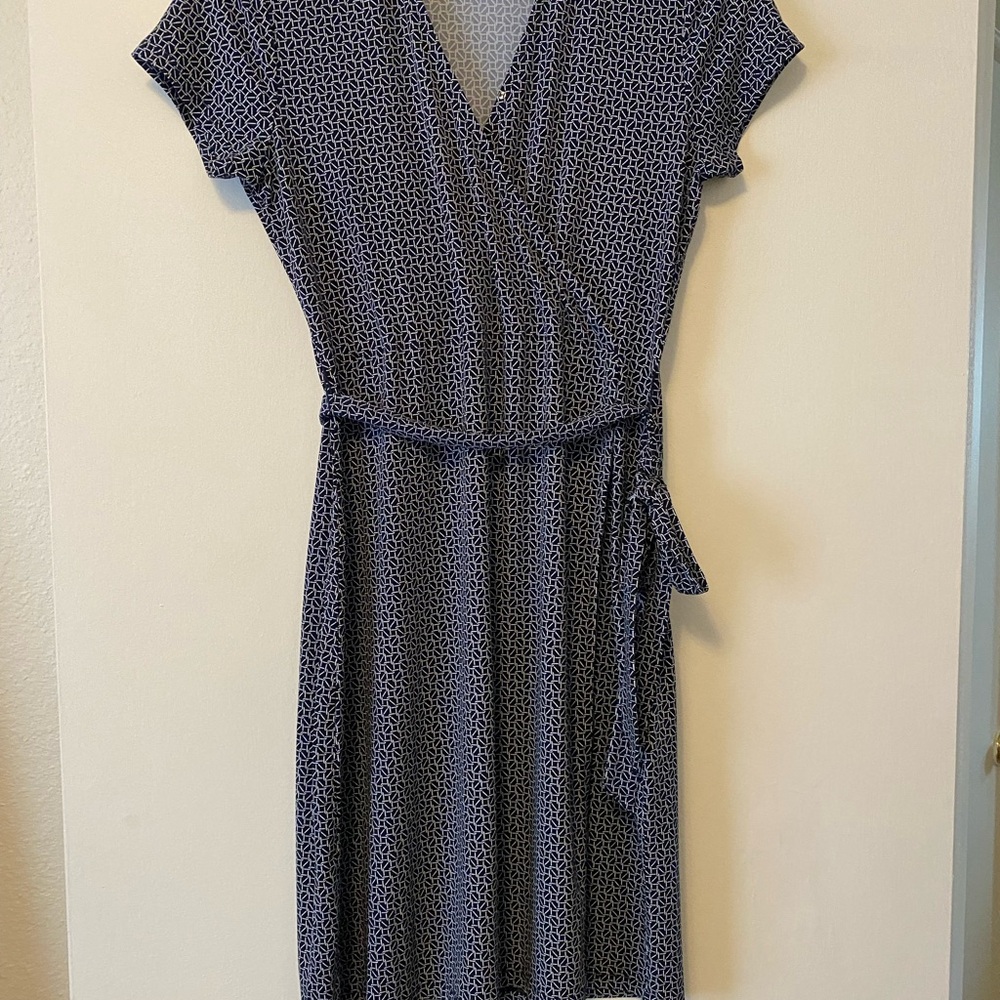 Brooks Brothers Blue Wrap Dress
